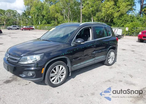 2014 Volkswagen Tiguan Sel из США, поврежденный, VIN WVGBV3AX6EW626014